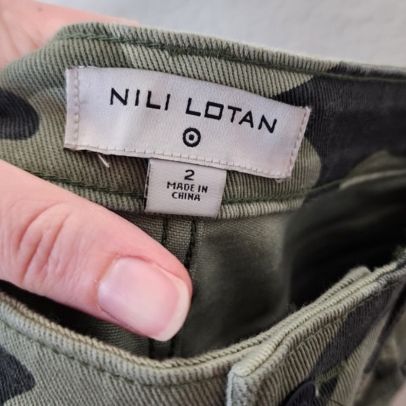 NILI LOTAN x Target Camo Print High-Rise Ankle Skinny Jeans 2 NWT - Picture 5 of 7